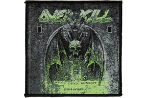 RAZAMATAZ Overkill - Patch du manège militaire du diable blanc 10cm x 10cm