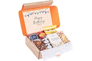PRESTIGEFLOWERS Afternoon Tea Gift – Letterbox Hamper with Treats – Postal Present for Birthday or Thank You – Luxury Tea-Time Surprise for Her or Him