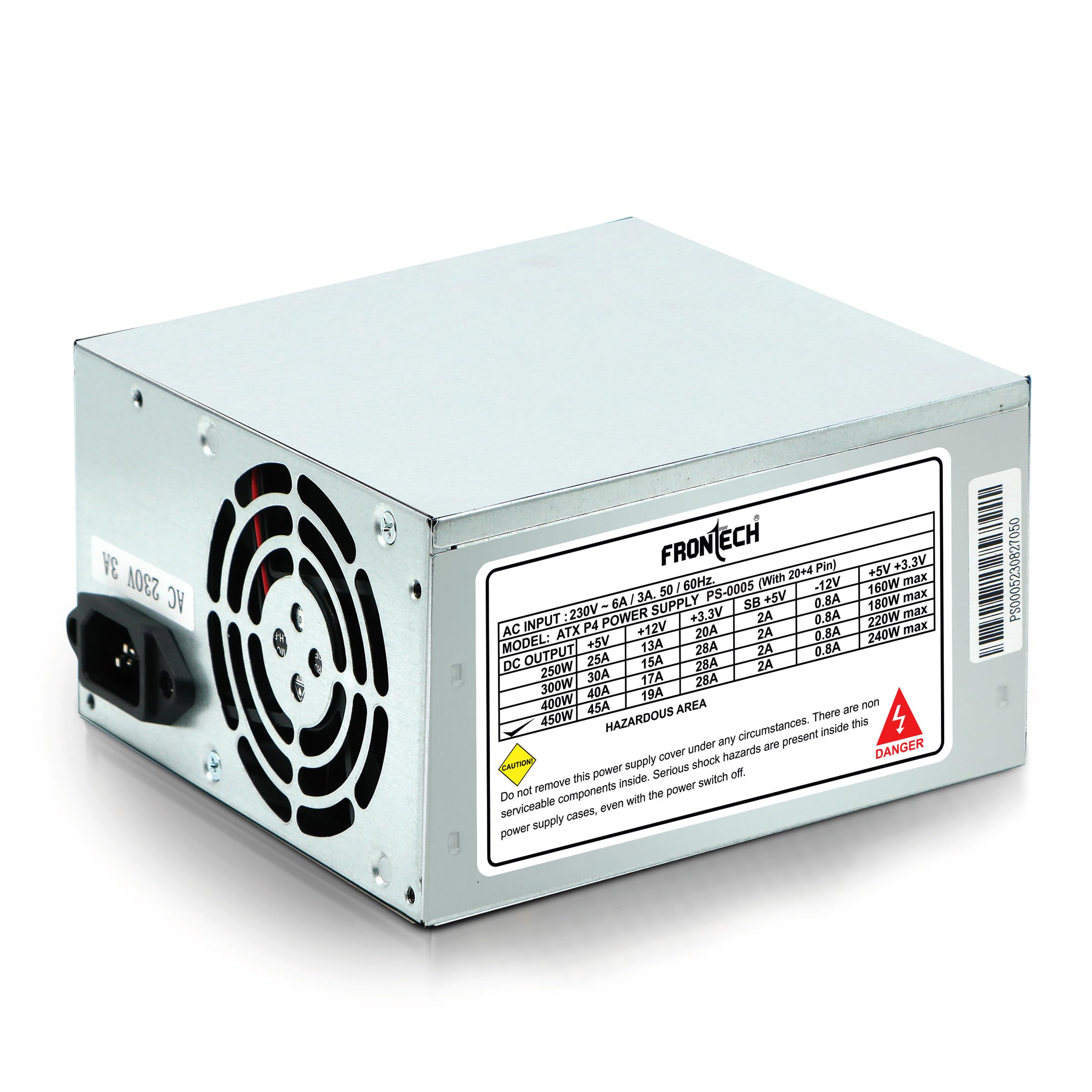 Comprehensive Review of FRONTECH 450 Watts SMPS Power Supply Unit