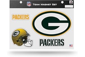 Rico Industries NFL Green Bay Packers gestanztes Team-Magnet-Set, 21,6 x 27,9 cm