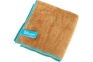 Jemako Fell-Profi Hundehandtuch Haustier-Trockentuch Haustier-Handtuch zur Haustier-Pflege, schonende Felltrocknung (S (34 x 55 cm)) inkl. SINLAND Wäschenetz