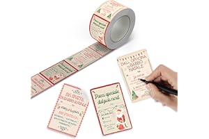 NAÏZAYA Etichette Adesive Natalizie Originali in Italiano – 250 Maxi Etichetta Regali Chiudi Pacchi Natale – Adesivi di Tenuta Sacchetti Regalo Natalizi - Sigilli Auto Adesivi Pacco Natalizio