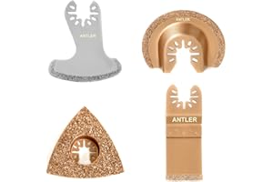 QAB4CBB Antler Tile Grout Blade Mix B Compatible with Dewalt Stanley (4 Pack)