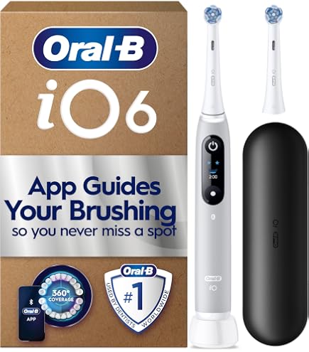 Oral-B iO Series 6 Electric Toothbrush with (1) Brush Head, Gray