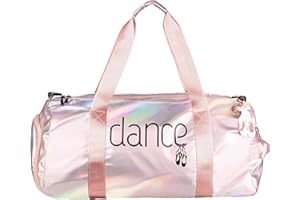 tanzmuster® Balletttasche Mädchen mit Nassfach und Schuhfach - Sporttasche Kinder als Umhängetasche oder Handtasche Weekender Gym Bag Reisetasche 20 Liter