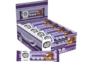 YUBI BAR Yubi S'Mores - 12 Pack - Protein Bars - 99 Calories, High Protein, High Fibre, Low Sugar, Gluten Free and Dairy Free - Healthy Snacks/Nutrition Bar - Chocolate Bars - 420g