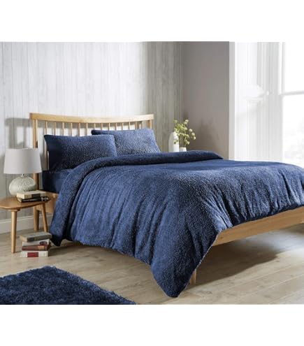 Check Duvet Cover Set Quilt Reversible Tartan Bedding, Grey - Super King | At B&Q
