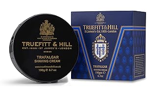 Truefitt & Hill Bol de crème à raser – Trafalgar – Mousse à base de glycérine de qualité supérieure, glisse lisse et hydratation pour un rasage luxueux – 200 ml