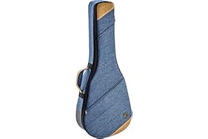 Ortega Guitars Guitar Soft Case - Tasche für 3/4 Klassische Gitarre - Höhe 92,5 cm - Breite 36,5 cm - Baumwolle / Leinen, Blau (OSOCACL34-OC)