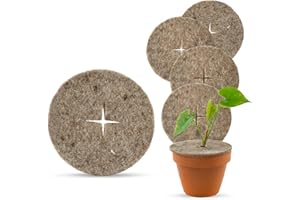 UNIGARDIA Öko-Schafwoll-Mulchscheiben Ø 40 cm, 5 Stück - Winterschutz aus Schafwolle für Pflanzen - 100% Bio-Schafwolle - Pflanzenschutz im Winter, biologisch abbaubar