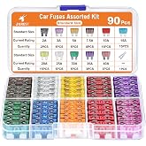 Jorest 90 Standard Blade Fuses Automotive 11 Specs (2A-40A) Includes Fuse Puller