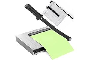 Retoo Cortador de papel A4, herramienta de scrapbooking para cortar papel, cortador de palanca, cortador de papel para manualidades, cortador de papel, cortador de papel, cortador de guillotina