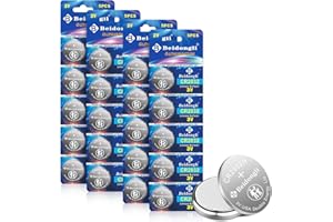 BEIDONGLI CR2032 Pilas de Botón 3V Litio CR 2032 Lithium Battery,20 Piezas【5 Años de Garantía】 (2032-20p)