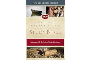 NKJV, Cultural Backgrounds Study Bible, Hardcover, Red Letter: Bringing to Life the Ancient World of Scripture