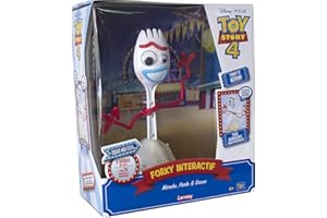 TOY STORY 4 - Figurine Interactif Forky 25 cm - 3 Modes de Jeu - Réponds, Danse et Parle en Français - Pus de 35 Phrases - Jouet pour Enfants dès 4 ans - Piles Incluses - idée Cadeau - Lansay