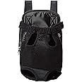 Breathable Carrier Backpack for Pet Dogs and Cats - Size M Black