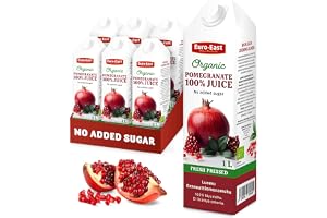 Euro-East BIO Organiska Granatäppeljuice 1L, Tetrapack, 6 x 1L