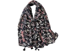 FAIRYGATE Foulard Femme Echarpe Châle Doux Etole Poids léger Branché Ancien Mode Châles Jolis cadeaux