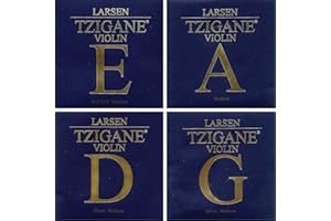 Larsen Tzigane (Ravel) 4/4 Violin String Set - Medium Gauge with Ball E