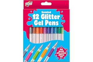 Galt Toys, 12 Glitter Gel Pens, Glitter Pen Set, Ages 6 Years Plus