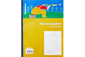 Registro prima nota Iva corrispettivi - 13/13 fogli autoricalcanti - 29,7 x 23cm - Edipro