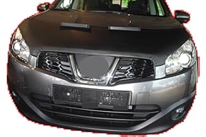 Auto-Bra AB-00478 kompatibel mit Nissan Qashqai Bj. 2010-2013 Haubenbra Steinschlagschutz Tuning Bonnet Bra