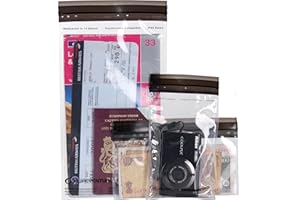 Lifeventure DriStore LocTop Waterproof Dry Bags (3-Pack) With Strong Seal For Sailing Kayaking And Watersports