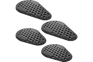 RTX LEATHERS SAS-TEC Tripleflex Ventilated CE UKCA Level 2 Flat Design Body Protection for Shoulder/Elbow/Hip/Knee Impact Zones - Armour Upgrade Inserts 4pc Set