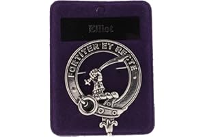 Clans of Scotland Pewter Scots Clan Badge/Brooch Pins Stylish Fashion Accessory for Dresses Jeans Jackets Shoes Shirts Sweaters Hats for Men Women Ladies Gifts