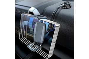 eSamcore Tablet Holder for car, 1.57" Extra Deep Clamp iPad Holder for Car Dashboard Gooseneck iPad Car Mount Car Tablet Holder Windshield Suction Cup Mount for 6"-11" Tablet