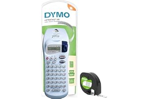DYMO LetraTag XR étiqueteuse portative , Imprimante d'étiquettes autocollant thermique sans encre , avec clavier ABC