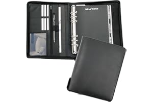 bind Terminarz systemowy A5, w zestawie kalendarz w systemie 1 tydzień = 2 strony, bydlęca skóra nappa, czarny T3