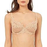 VANEVER Women's Lace Bra Underwired Full Cup No Padding Push up Bra