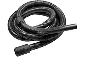 vhbw tubo di ricambio flessibile ø 35mm compatibile con Kärcher WD 5 Renovation Vac, WD 5.200 M, WD 5.200 MP aspirapolvere, con impugnatura 5,5m