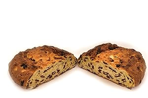 Rosinenstollen 1000g (2Pfd.) ungezuckert inklusive Stollenkarton - handwerkliche Herstellung altbewährte Rezeptur - Tradition seit 1911 Landbäckerei Dietrich