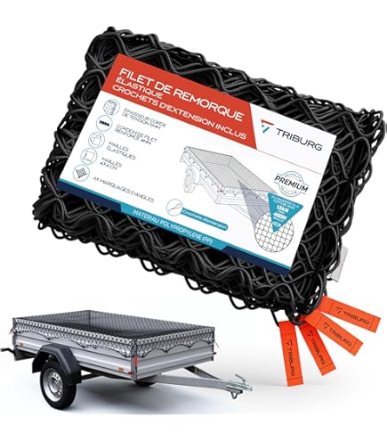 Filet de protection pour remorque 250 x 150 cm