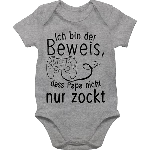 EMMIS KLEMMIS - Body in Cotone Biologico Maniche Lunghe Pesce Rosso (3