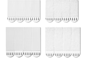 JELLYSUB 36 paires (16-M, 20-S, 72 bandes) Languettes Accroches Tableaux, Accroche Tableau sans Percer, Bandes de Suspension Résistantes à l'Eau, Fixation Cadre sans Percer