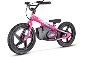 MIO TECK - Electric Balance Bike | Bicicleta eléctrica para niños, 16 Pulgadas, 5-8 años, 2 velocidades 12-24 km/h, 24 V 170 W Brush Motor, Marco de Aluminio