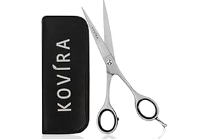 Kovira Profi Friseurscheren – Haarschere 16,5cm – Effilierschere Scharf Haarschneideschere zum Haare Schneiden – Haar Schere Friseurschere Friseurscherenset Edelstahl für Zuhause – Für Damen & Herren