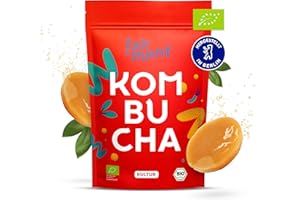 ‎FAIRMENT Fairment - Original Kombucha Tee Pilz in Premium Größe | Erfolgsgarantie | Besonders Vitaler Scoby | Bio-Qualität für 1-5L | Mit Kombucha Getränk Anleitung