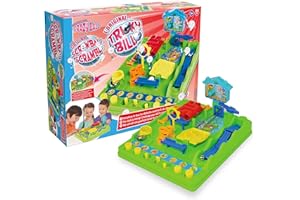 Tomy Tricky Bille Circuit de Billes - Jeu d'action pour Enfant, Jeu d'adresse et de Rapidité, Jeu de Billes Multicolore pour Enfant de 5 Ans+