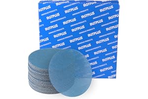 FASTPLUS 40 Pièces Disques Abrasifs 125mm Grain 120 Papier à Poncer en Filet Céramique, Fixation Autoagrippante Disque à Poncer Papier de Verre pour Ponceuse Orbitale, Ponçage Sans Poussière Bois Métal Mur