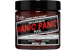 ‎MANIC PANIC Manic Panic Infra Red Classic Creme, wegańska i nietestowana na zwierzętach półtrwała farba do włosów, 118 ml