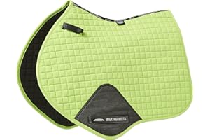 Weatherbeeta Prime Jump - Almohadilla de sillín con forma de pony, color verde lima