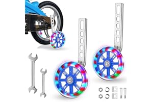 Shengruili Ruedas De Entrenamiento De Bicicleta,Ruedas Estabilizadoras,Ruedas de Apoyo para Niños,Ruedas Niño Bicicleta,Ruedas de Entrenamiento Bicicleta Infantil,Estabilizador de Bicicleta (A1)