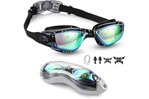 Moseem Schwimmbrille für Herren Damen Kinder, Taucherbrille Kinder 10 Jahre und Erwachsene,Antibeschlag und UV Schutz für Erwachsene Herren Frauen und Schwimmbrille Kinder 10+