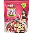 ALPINO Protein-Rich Super Muesli Fruit & Nuts 750g - 63% Whole Grains, 15% Fruits & Nuts - 16% Protein, Source of Dietary Fibre & Healthy Fats
