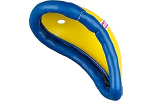 opttiuuq JADUU BARBADOS Curved Anatomically Shaped Junior Abdo Box Guard. Cricket Multi-Sport Abdominal Guard. Pure Performance Products. Yellow/Blue