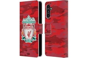 Head Case Designs Officially Licensed Liverpool Football Club Home Colourways Crest Camou Leather Book Wallet Case Cover Compatible With Samsung Galaxy A13 5G (2021)